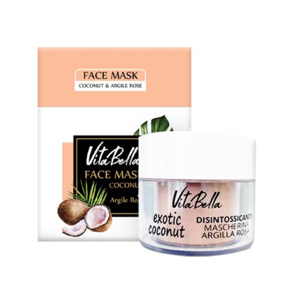 ماسک و لایه بردار صورت حاوی شی باتر، روغن نارگیل و خاک رس ویتابلا